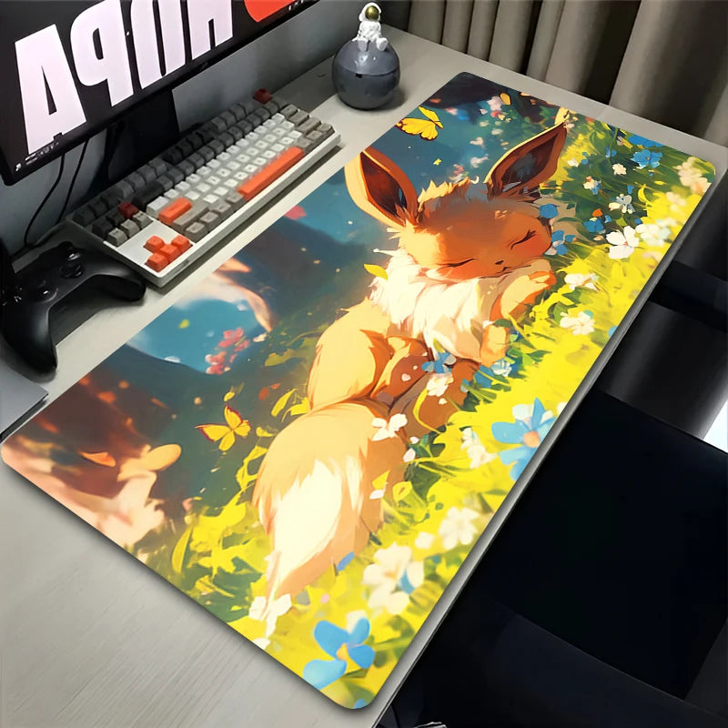 Mousepad de Eevee - Diseño Gamer Inspirado en Pokémon ✨ ¡Transforma tu setup con el estilo único de Eevee!